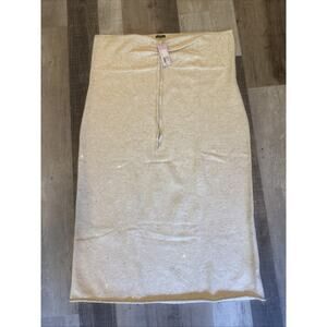 Wild Fable Tube Midi Sweater Dress Womens Size 3X Off White Shine Sequin Stretch